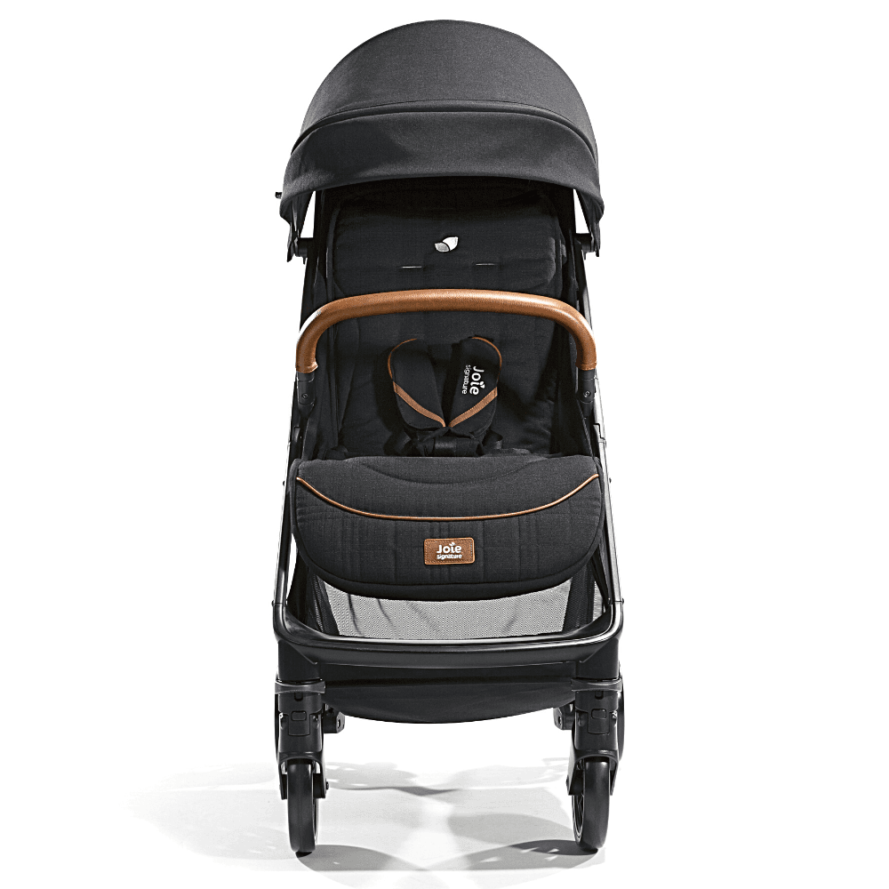 Joie Signature Lightweight Parcel Stroller with Accessories for Newborn to 22 kg - Carbon or Eclipse