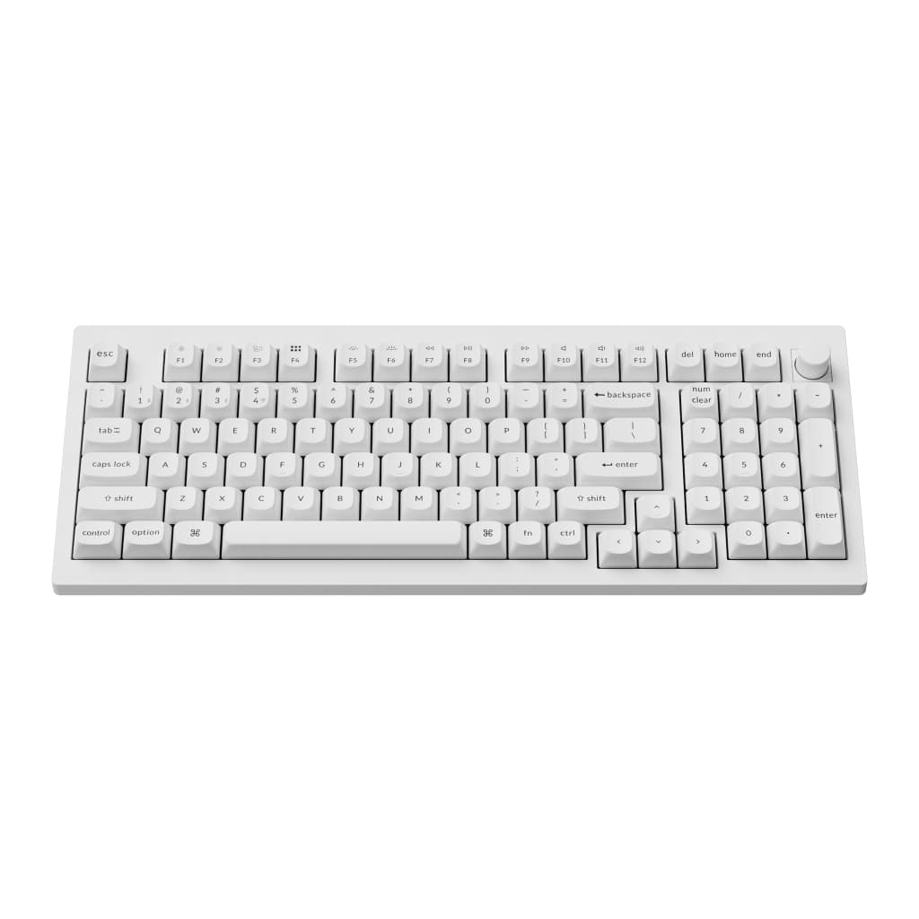 Keychron V5 Max Knob QMK Mechanical Keyboard, Carbon Black, 96% Layout, Tri-mode, RGB, Hot-Swap, QMK