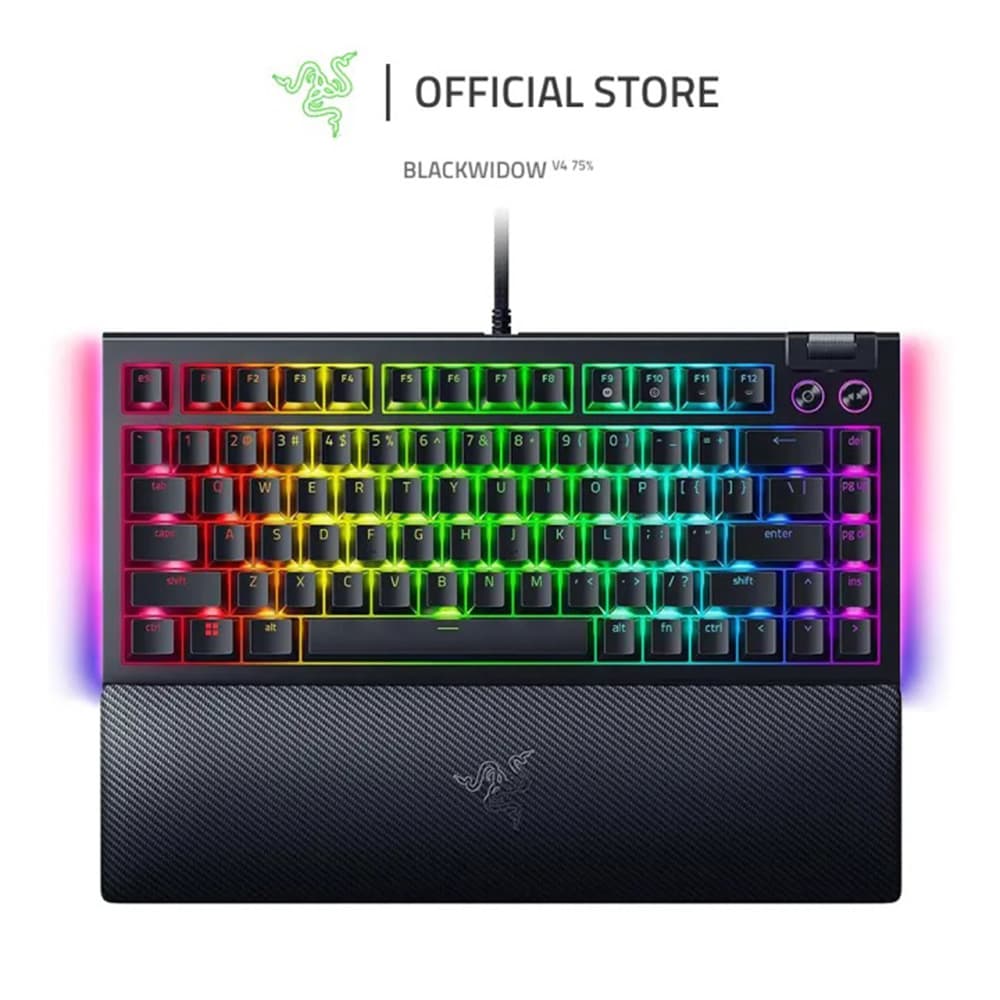 Razer BlackWidow V4 75% Hot-swappable Mechanical Gaming Keyboard