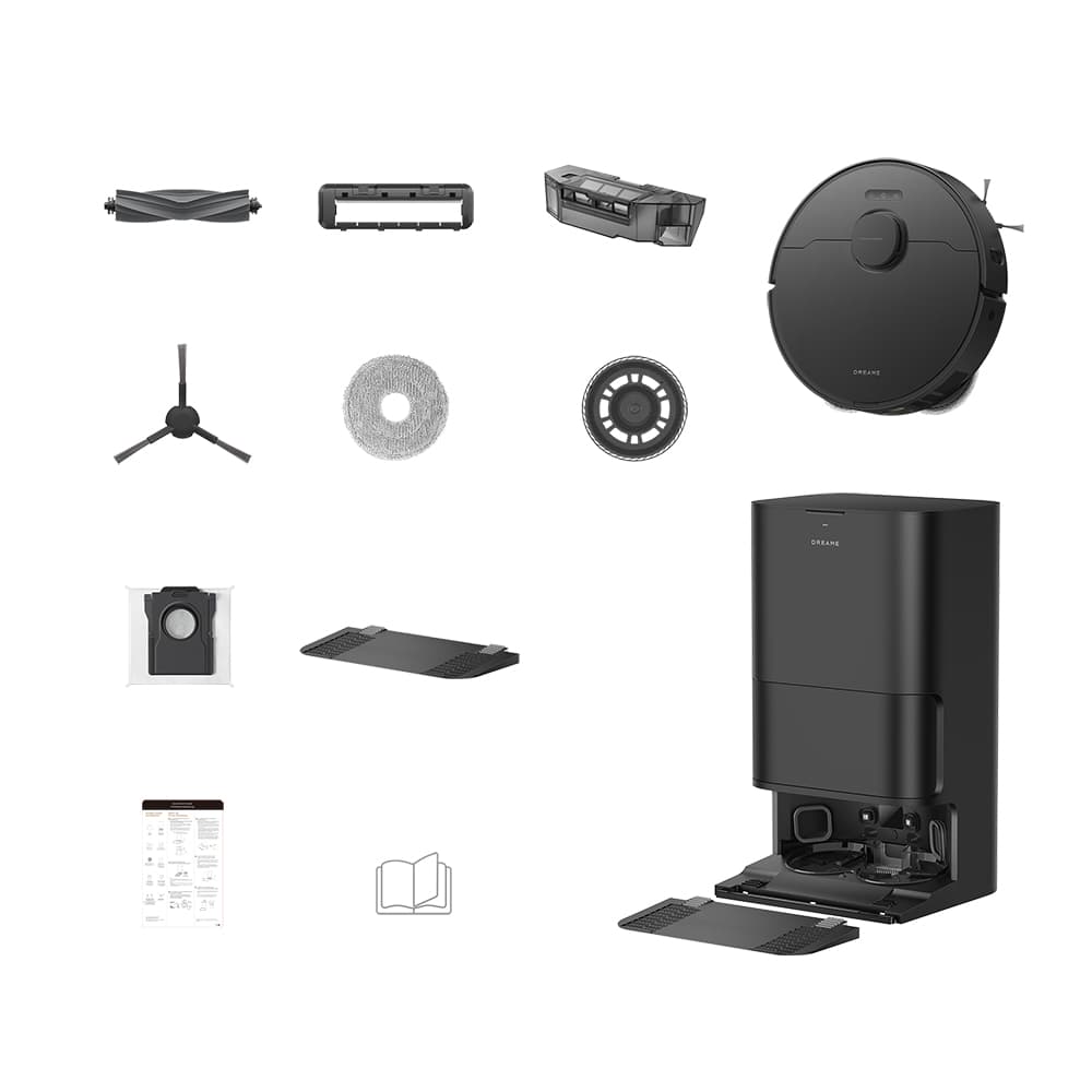 Dreame D30 Ultra CE Robot Vacuum & Mop, 100-Day Auto-Empty Base, Hot Water Mop Wash & Air Dry