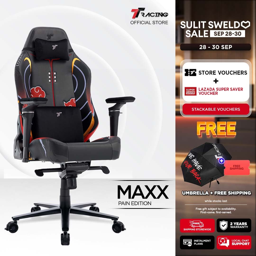 TTRacing Maxx Gaming Chair Ergonomic Home Office Chair Computer Chair - 2 Years Official Warranty