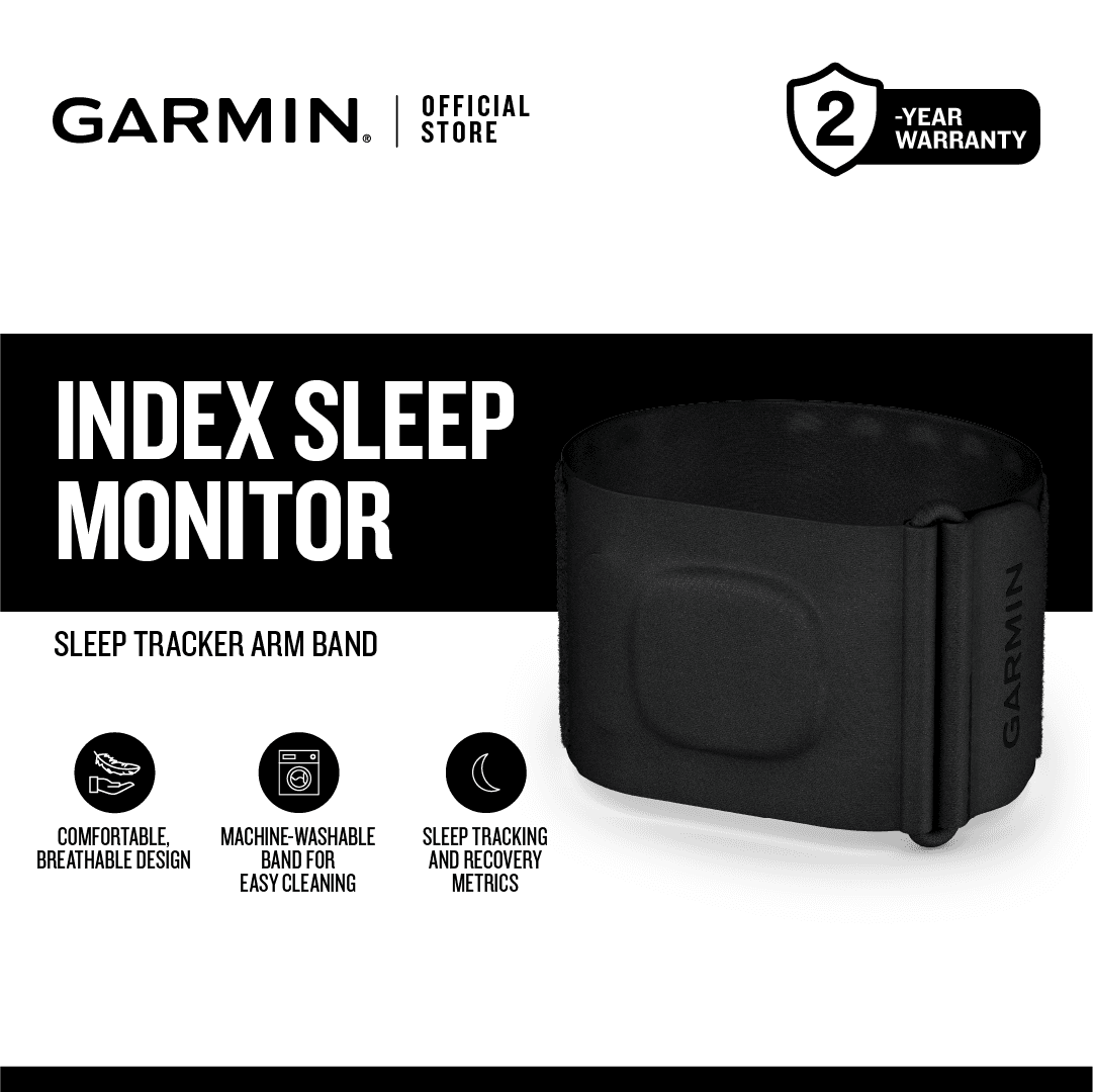 Garmin Index Sleep Monitor Arm Band, Black