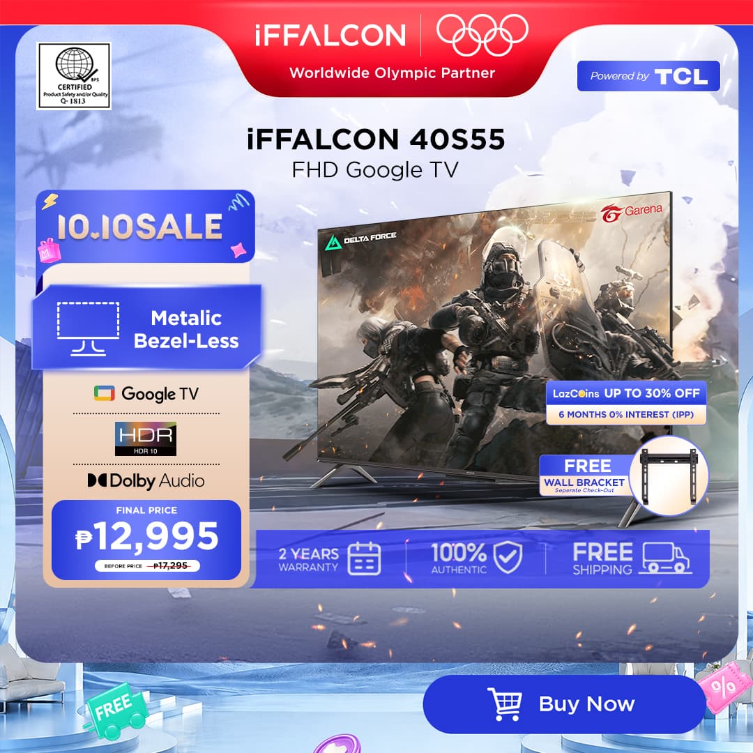 TCL iFFALCON S55 Series Full HD Smart TV 1GB+8GB - 32/40/43 Inches