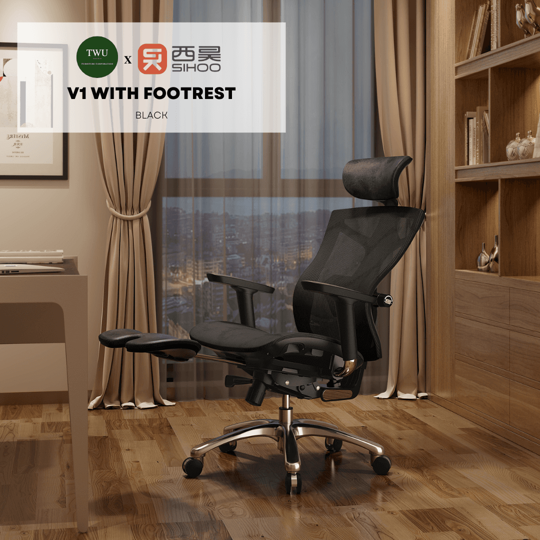 SIHOO V1 with Built-In Footrest Ergonomic Office Computer Gaming Chair with 2 Year Warranty
