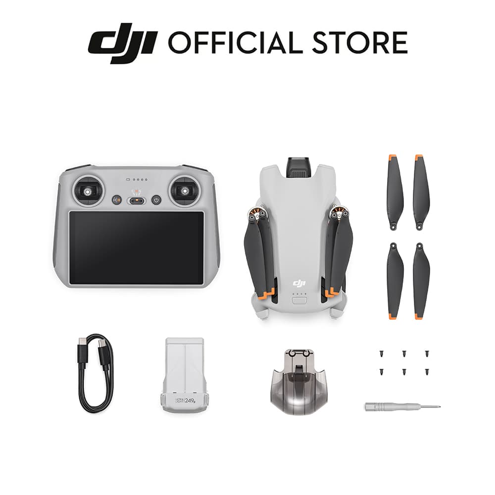 DJI Mini 3 - Camera Drone I Under 249 g I 38/51 Min Flight Time I 4K HDR Video I True Vertical Shooting