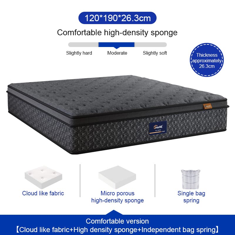 DreaME New 100% 7.9Inch memory foam spring mattress Single/Twin/Double/Queen/King Size 10.5inch foam for bed 2 person bed foam for single bed foam mattress foam for bed family size sale 8.1/9/10inch bed mattress