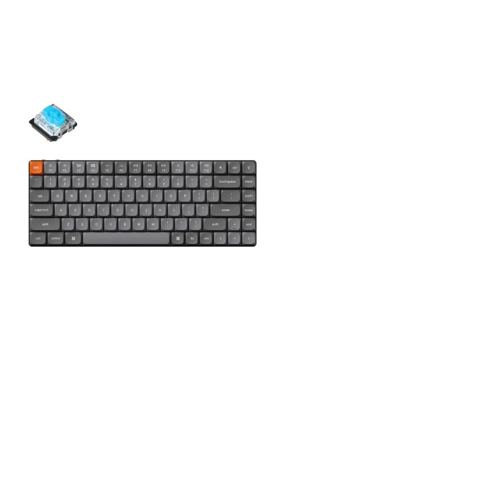 Keychron K3 Max QMK Mechanical Keyboard 75%, Tri-mode, RGB, Low Profile, QMK/Launcher, Hotswap