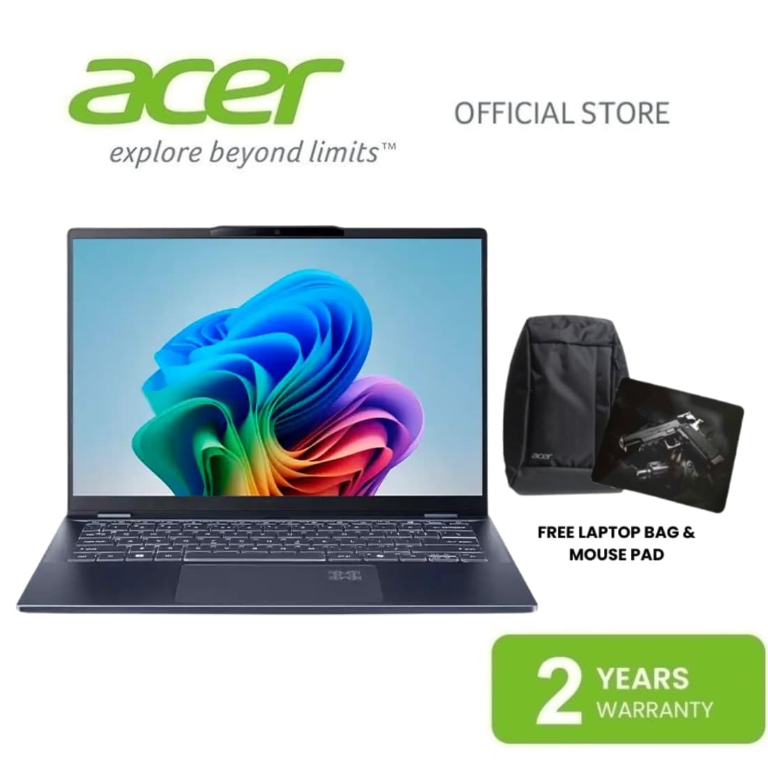 Acer SF14-51-553D Ultra 5-228V 32GB 1TB SSD 14" Oled Win11 H&S+Copilot