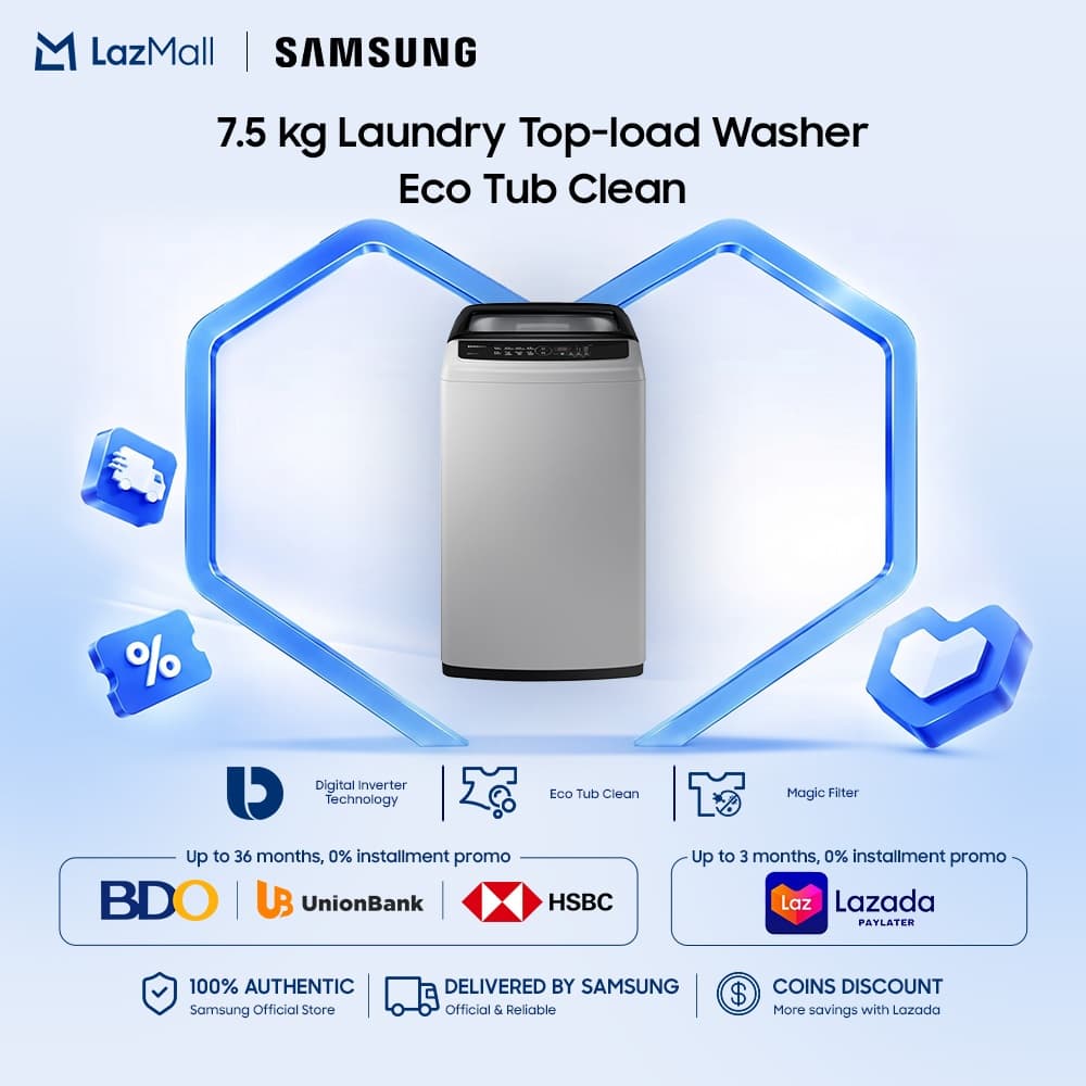 Samsung 7.5kg Top Load Washing Machine