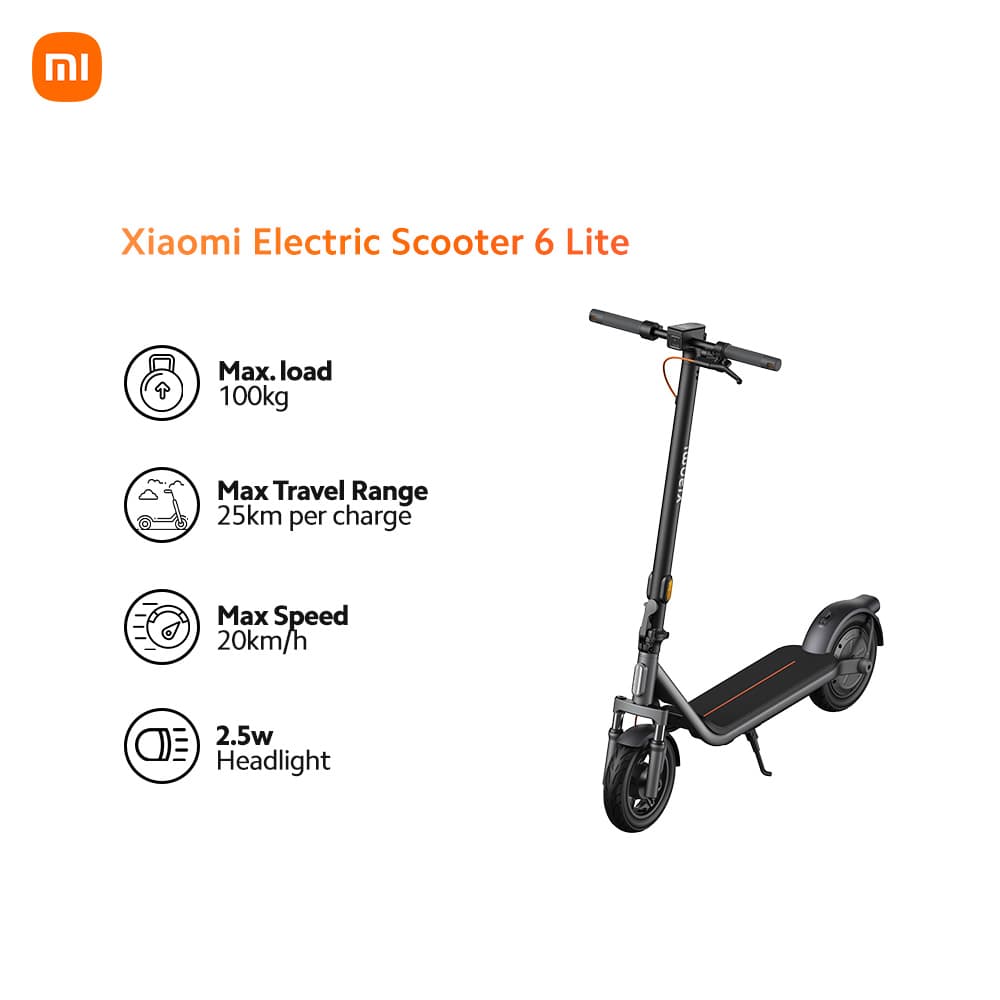 Xiaomi Electric Scooter 6/Scooter 6 Lite/Scooter 6 Pro/Scooter 6 Max/Scooter 6 Ultra