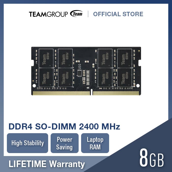 TEAMGROUP Memory Notebook PC4-19200 DDR4 2400MHz 4GB/8GB/16GB CL16-16-16-39