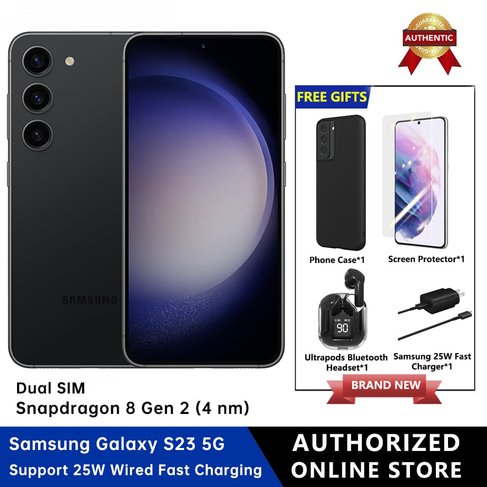 Samsung Galaxy S23 5G Dual SIM 8GB RAM + 128GB / 256GB ROM Smartphone