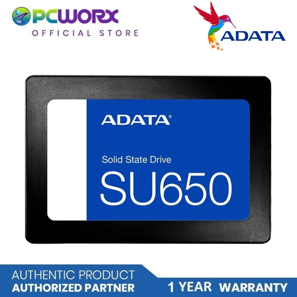 Adata SU650 2.5" SATAIII 3D NAND SSD AD-ASU650SS-1TT-R