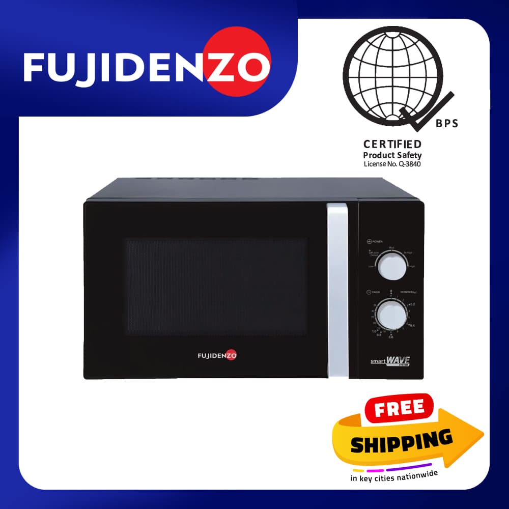 Fujidenzo 28 L Mechanical Microwave Oven MM-30BL (Black)