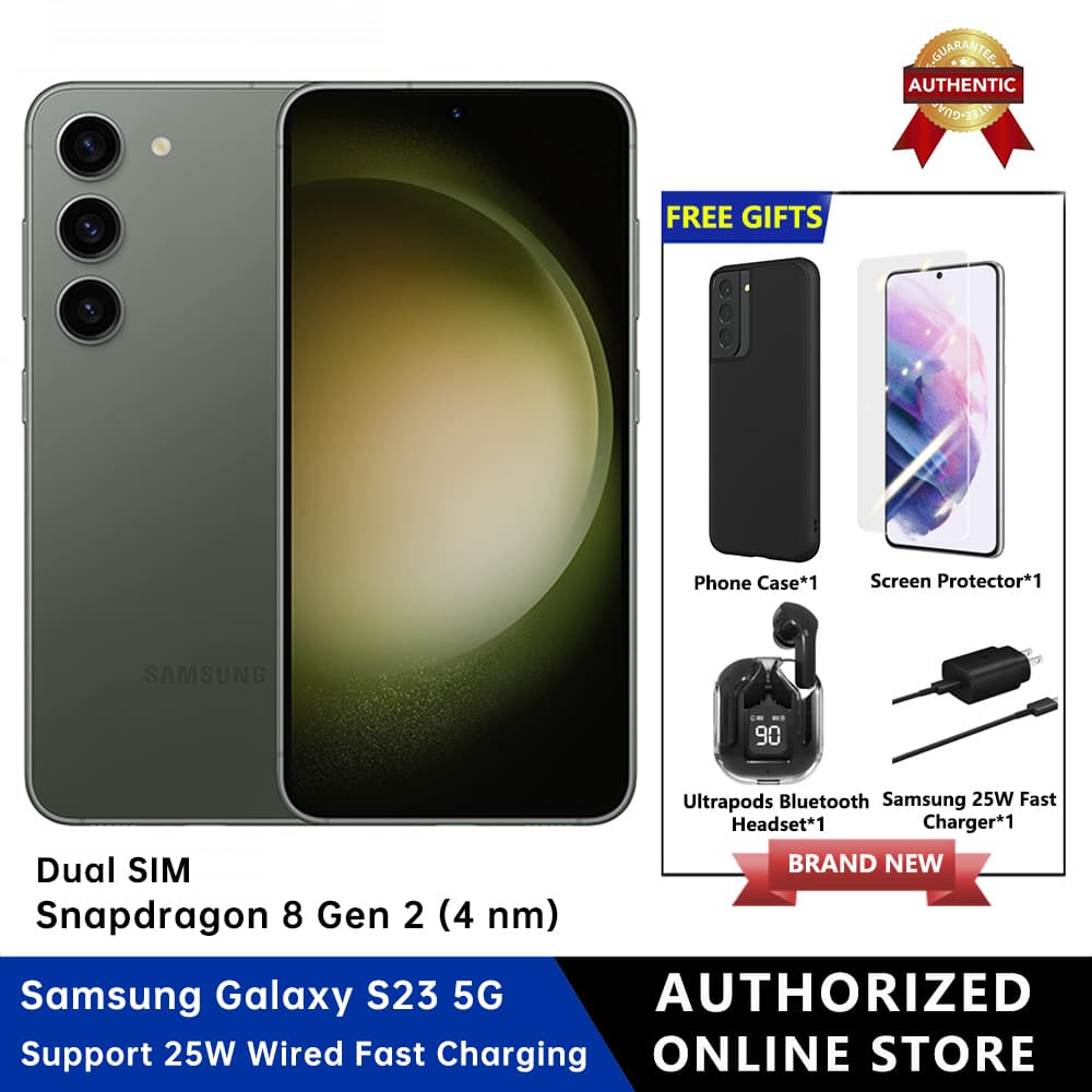 Samsung Galaxy S23 5G Dual SIM 8GB RAM + 128GB / 256GB ROM Smartphone