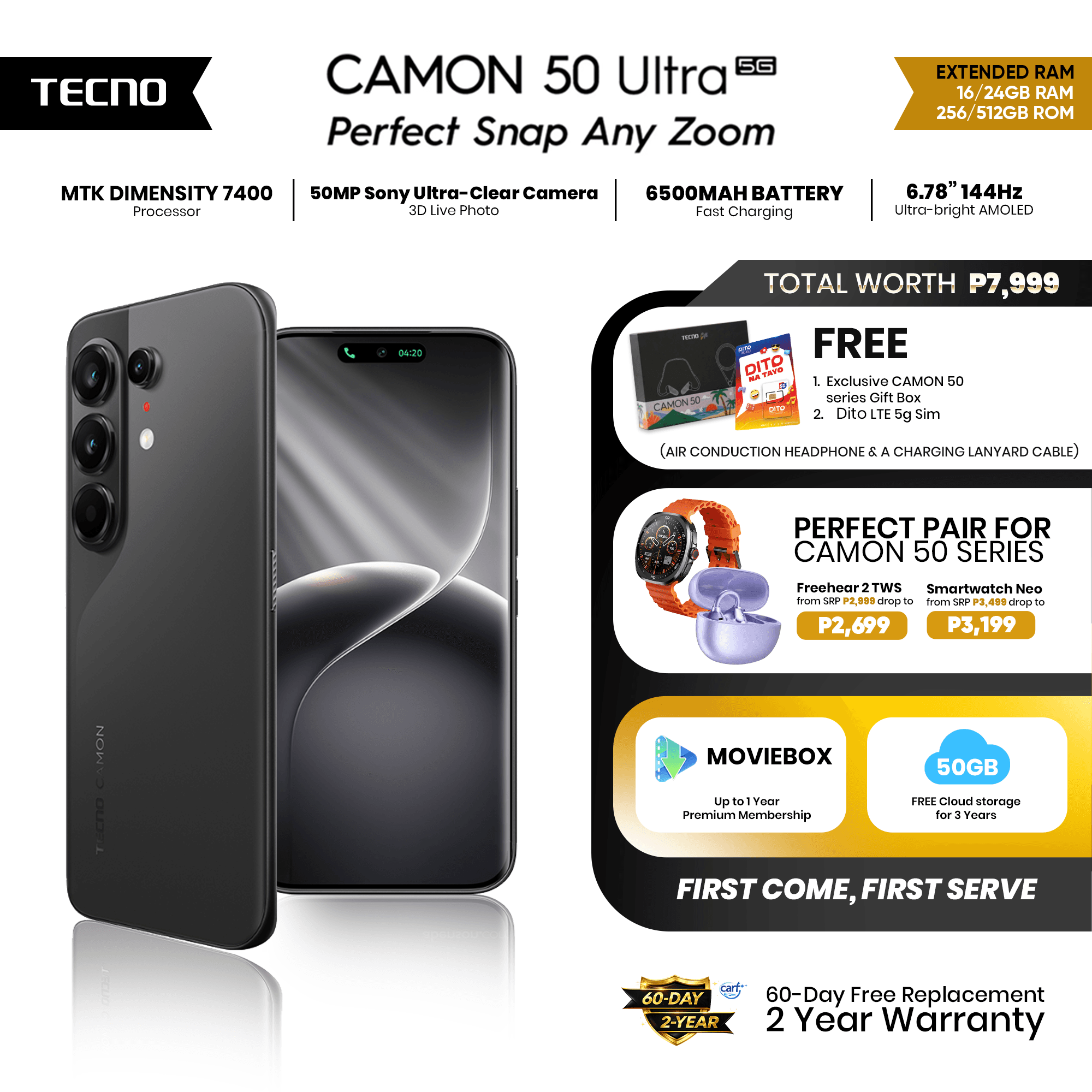 TECNO Camon 50 Ultra 5G