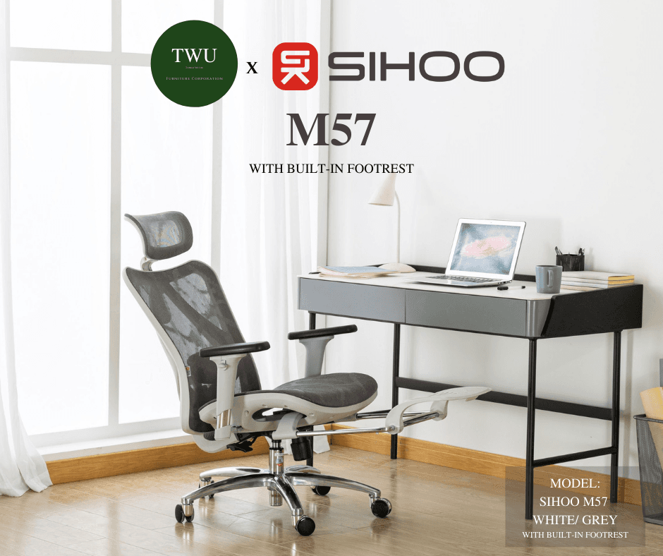 SIHOO M57 CLASSIC with Built-in Footrest Ergonomic Office and Gaming Chair with 2 Year Warranty
