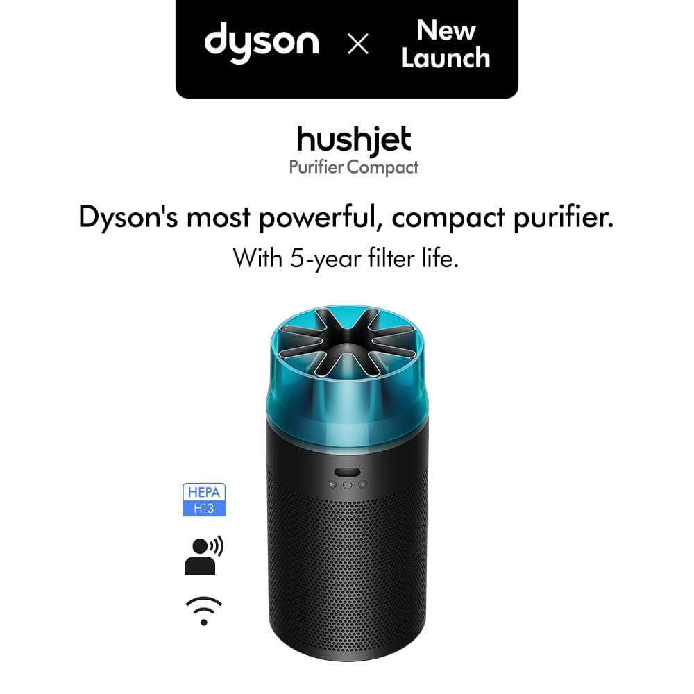 Dyson HushJet ™ Purifier Compact (Black/Teal)