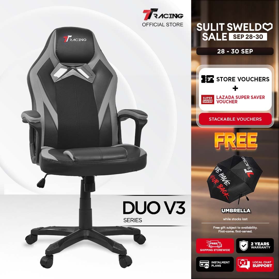 TTRacing Duo V3 Duo V4 Pro Gaming Chair Ergonomic Office Chair Gaming Seat - 2 Years Official Warranty