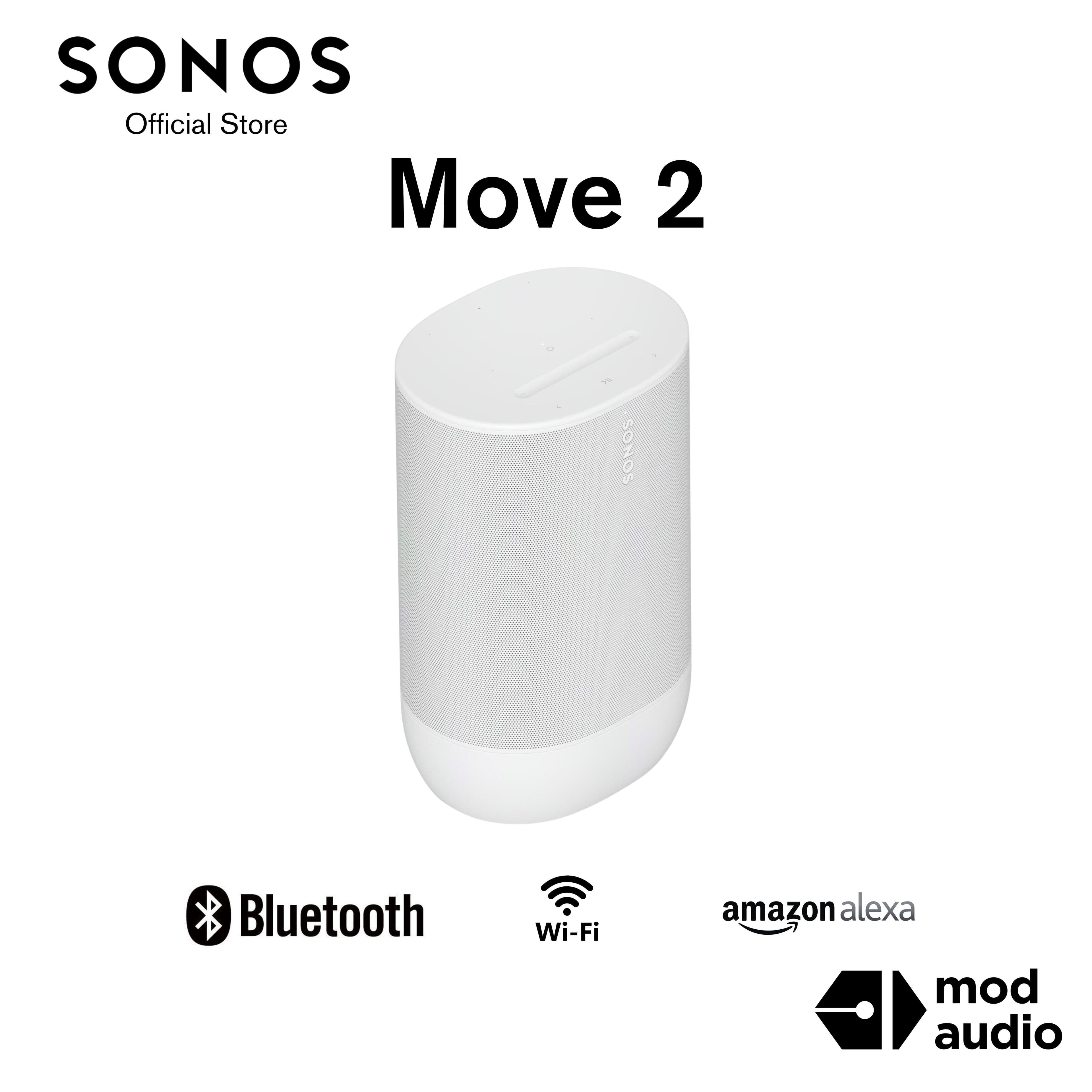 Sonos Move 2 Smart Portable Speaker with Wifi & Bluetooth and Stereo Sound