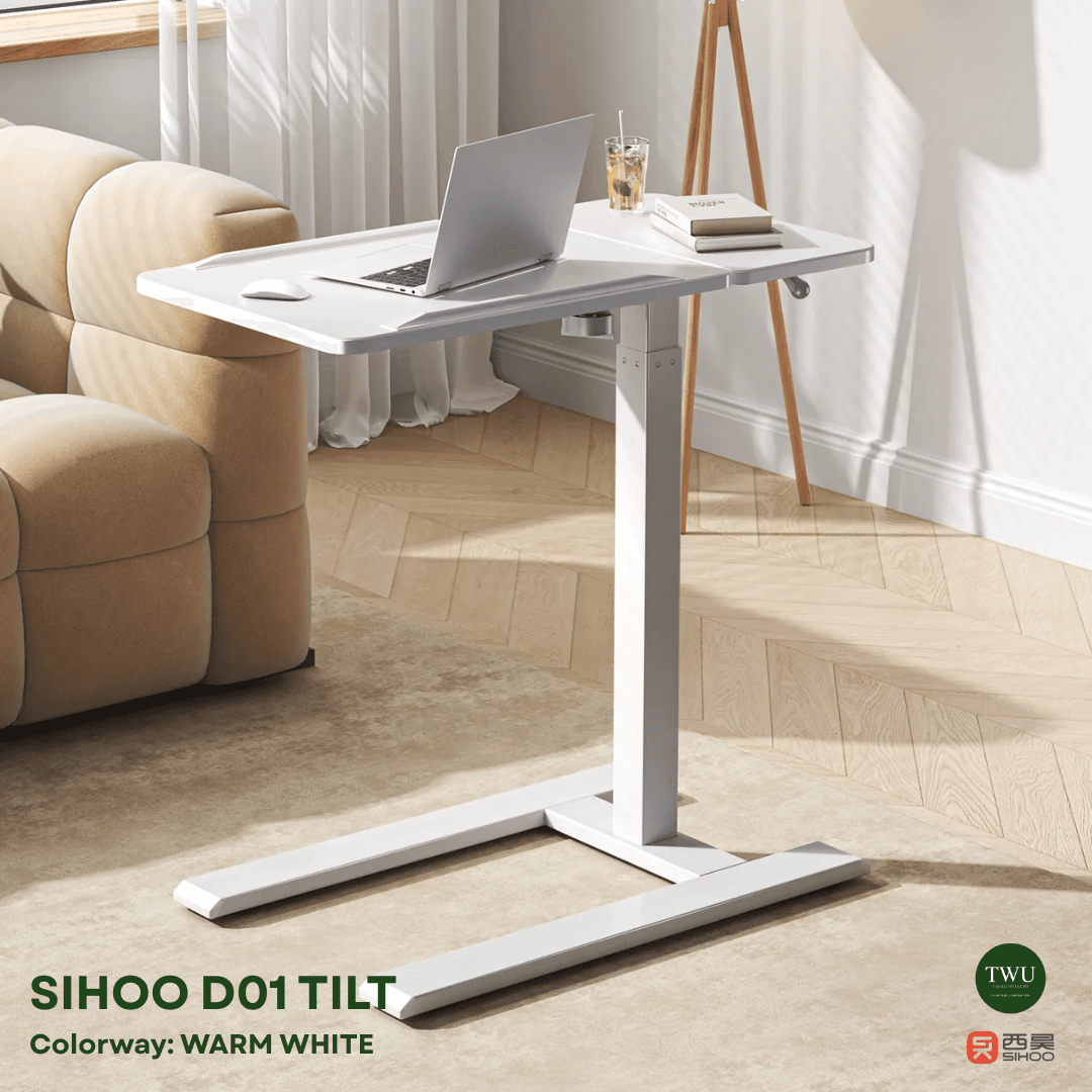 SIHOO D01 Multifunctional Ergonomic Desk Table: Classic (non-tilt) and Tilt Tabletop