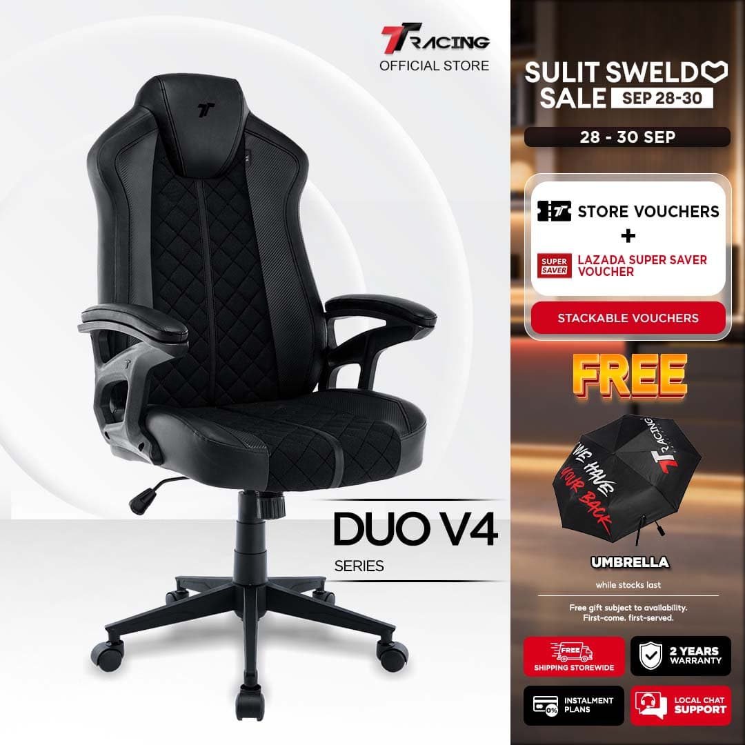 TTRacing Duo V3 Duo V4 Pro Gaming Chair Ergonomic Office Chair Gaming Seat - 2 Years Official Warranty