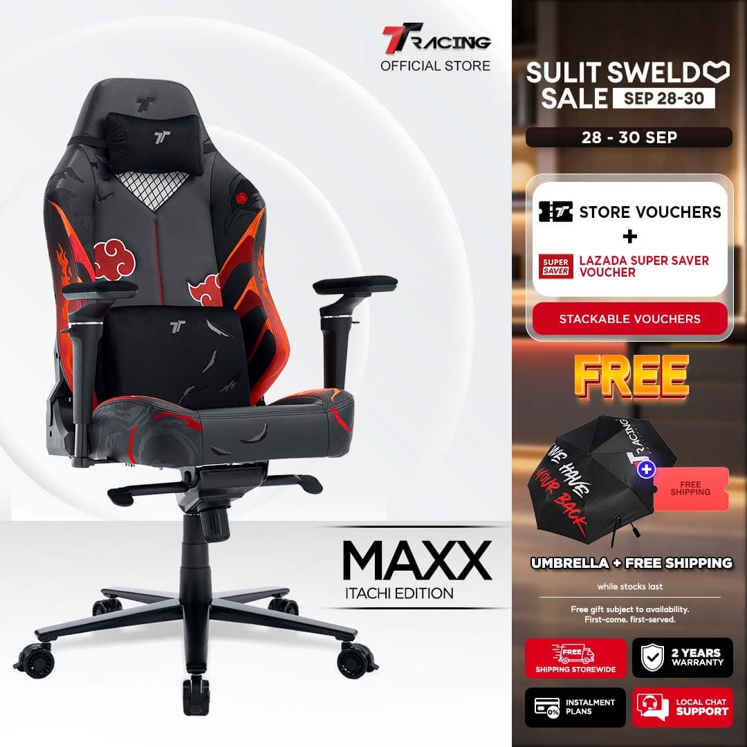TTRacing Maxx Gaming Chair Ergonomic Home Office Chair Computer Chair - 2 Years Official Warranty