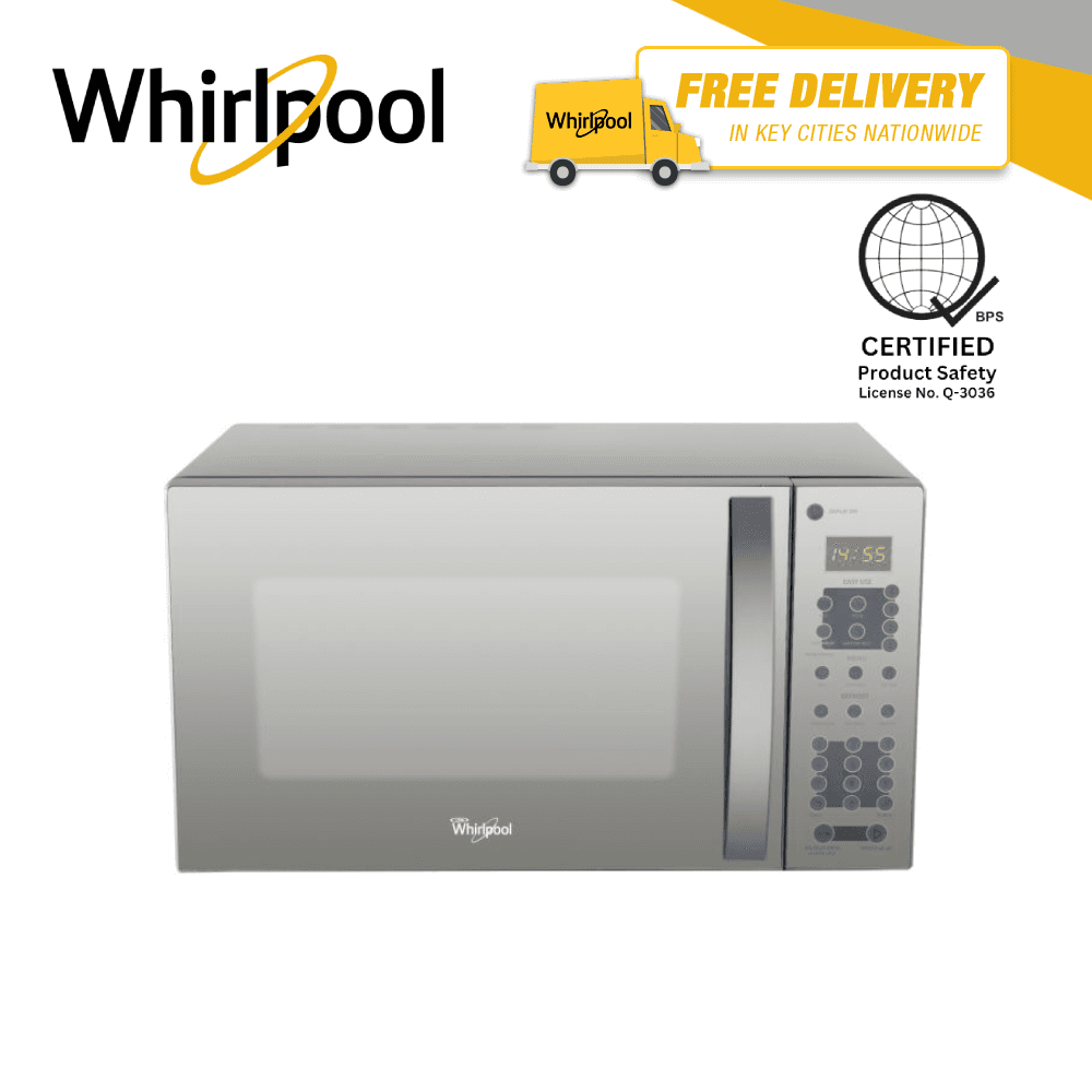 Whirlpool 20 Liter Digital Microwave Oven with Smart Bowl MWX203 ESB (Silver)