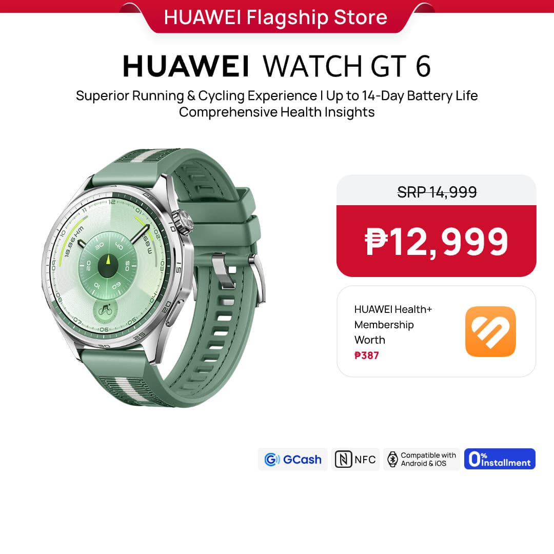 HUAWEI WATCH GT 6 Series Smartwatch l Advanced Outdoor Sports l Superior Running & Cycling Experience l ECG Analysis l Up to 21-Day Battery Life
