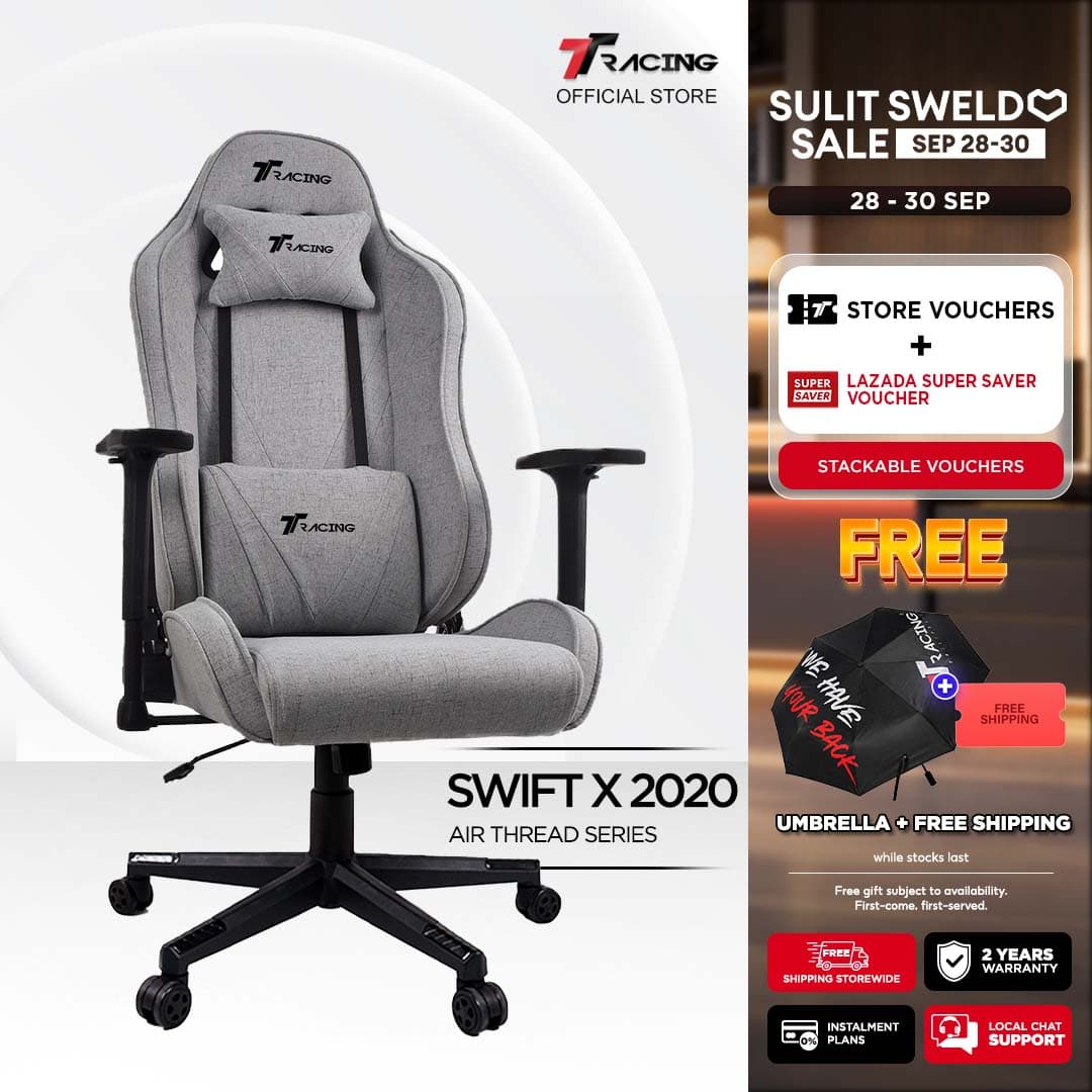 TTRacing Swift X 2020 Swift X Pro Gaming Chair Office Chair Ergonomic Chair Gaming Seat - 2 Years Official Warranty