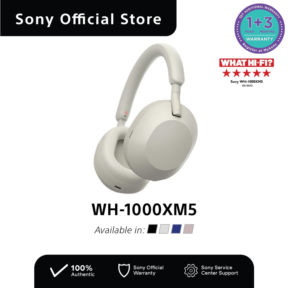 Sony WH-1000XM5 / WH 1000XM5 Wireless Noise Canceling Bluetooth Headphones