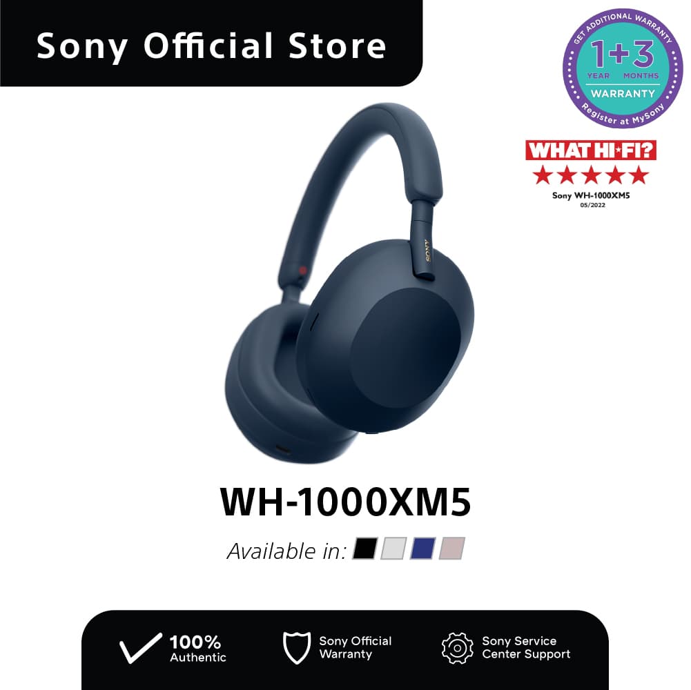 Sony WH-1000XM5 / WH 1000XM5 Wireless Noise Canceling Bluetooth Headphones