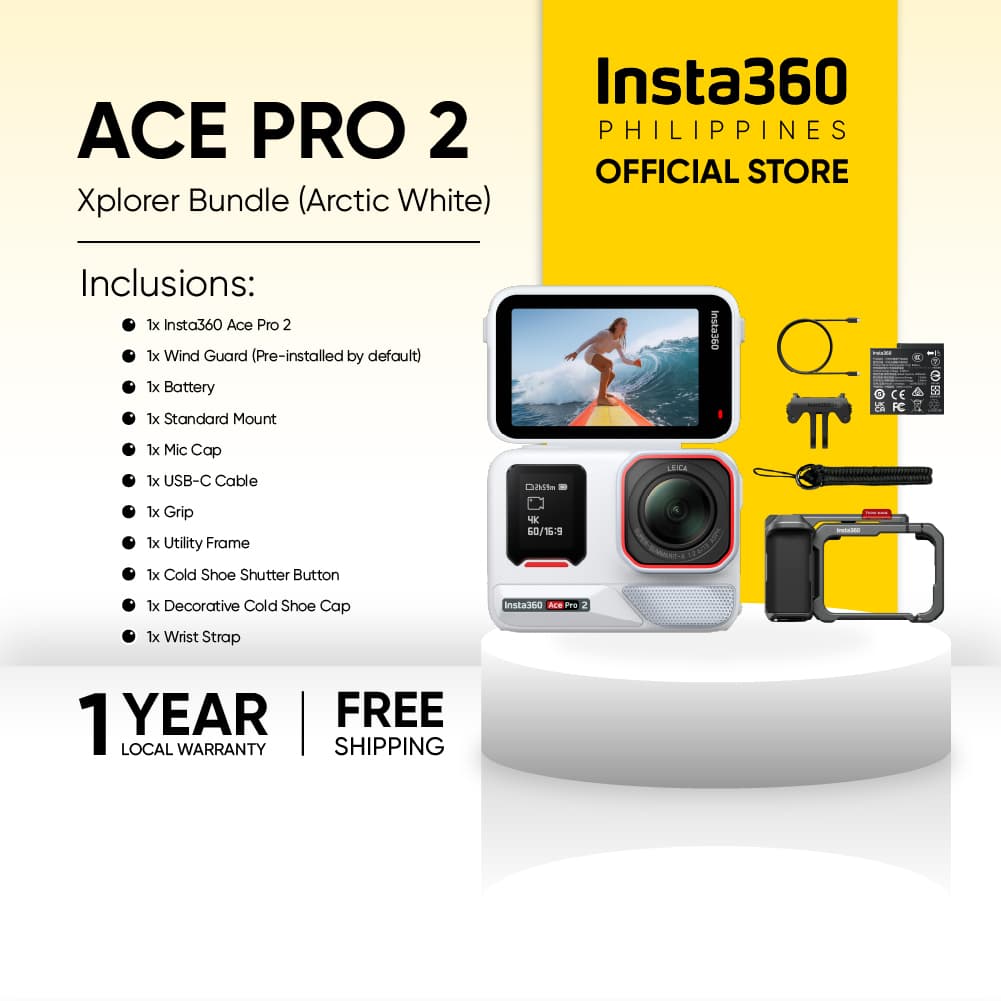 Insta360 Ace Pro 2 8K AI-Powered Action Camera with Unbeatable Low Light Performance