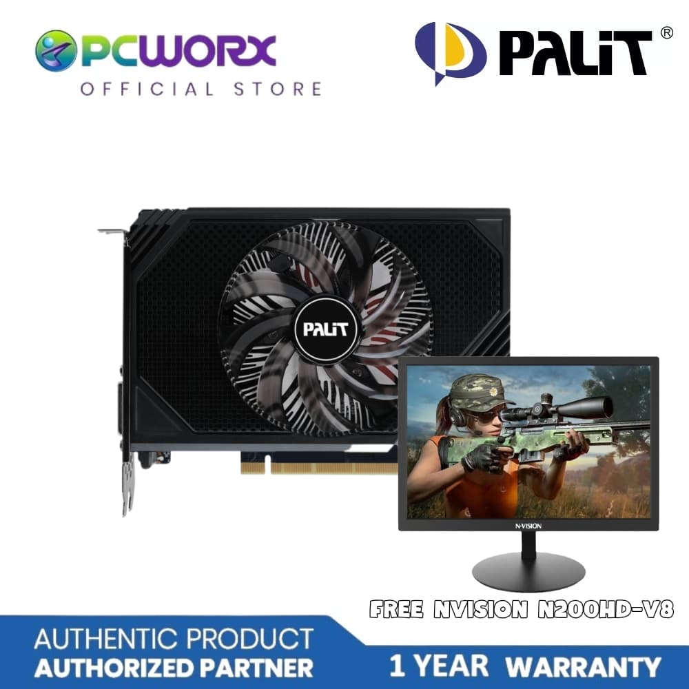 Palit NE63050018JE-1072F RTX3050 STORMX 6GB GDDR6 GPU