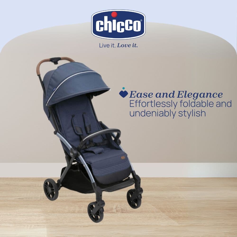 Chicco Goody Xplus Stroller (Twinkle Green, Radiant Blue) - Suitable for Newborn up to 22kgs