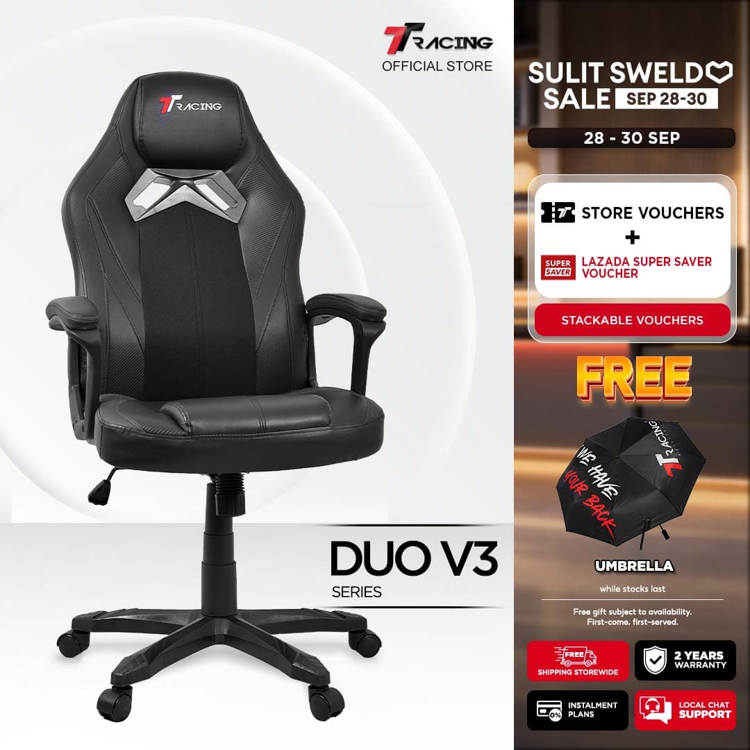 TTRacing Duo V3 Duo V4 Pro Gaming Chair Ergonomic Office Chair Gaming Seat - 2 Years Official Warranty