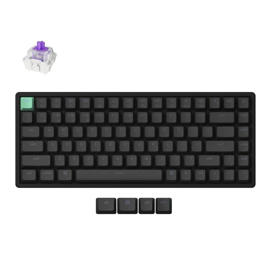 Keychron K2 HE Magnetic Keyboard, 75%, Tri-mode, RGB LED, QMK/Launcher, Hotswap