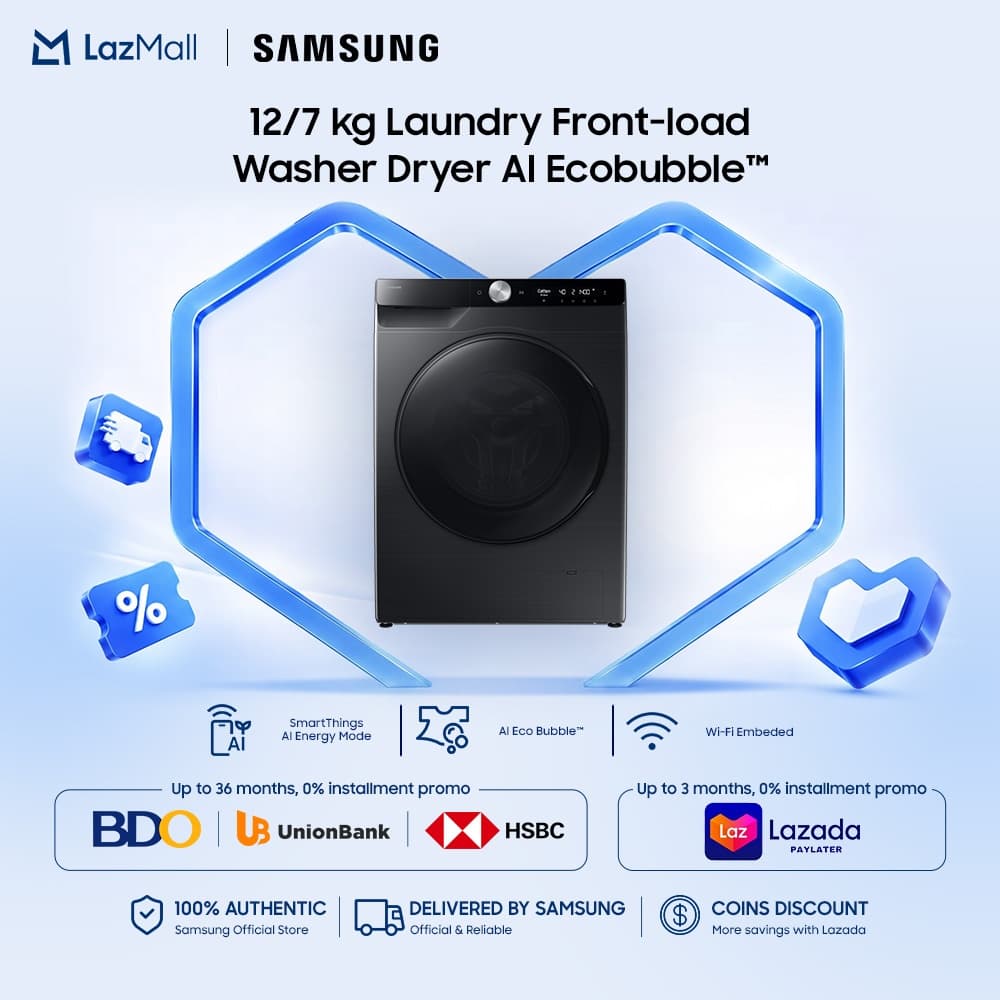 Samsung Front-Load Washer Dryer 12kg + 7kg