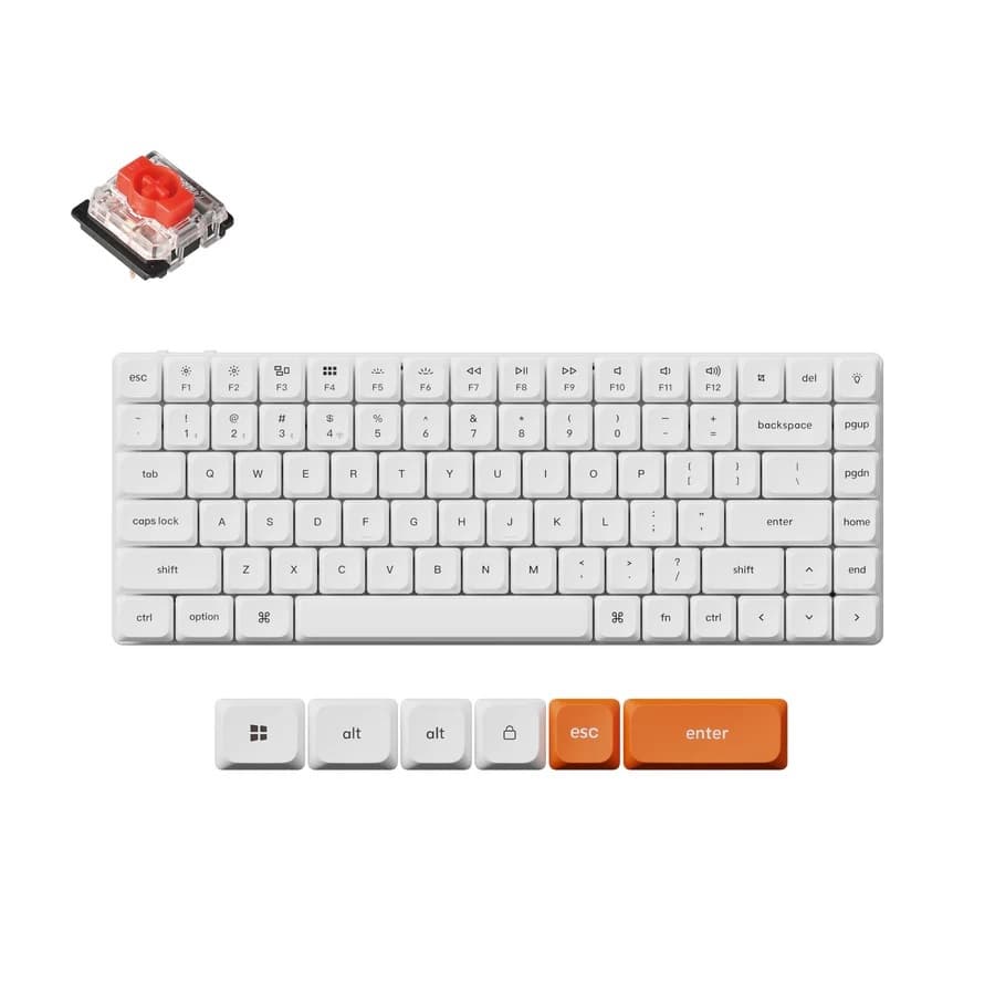 Keychron K3 Max QMK Mechanical Keyboard 75%, Tri-mode, RGB, Low Profile, QMK/Launcher, Hotswap