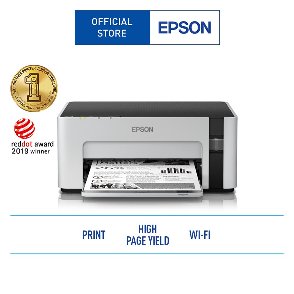 Epson EcoTank Monochrome M1120 Wi-Fi Ink Tank Printer