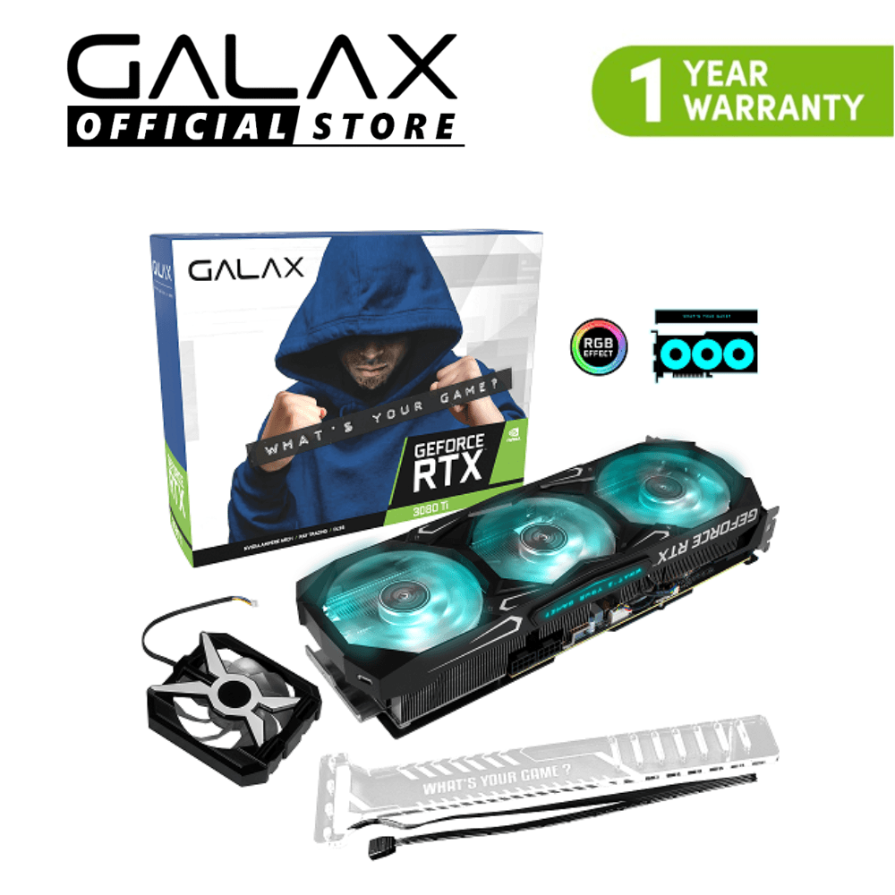 GALAX GeForce RTX™3080 Ti SG 1Click OC 12GB 384Bit, HDMI Recommended for Photo Editing, Gaming