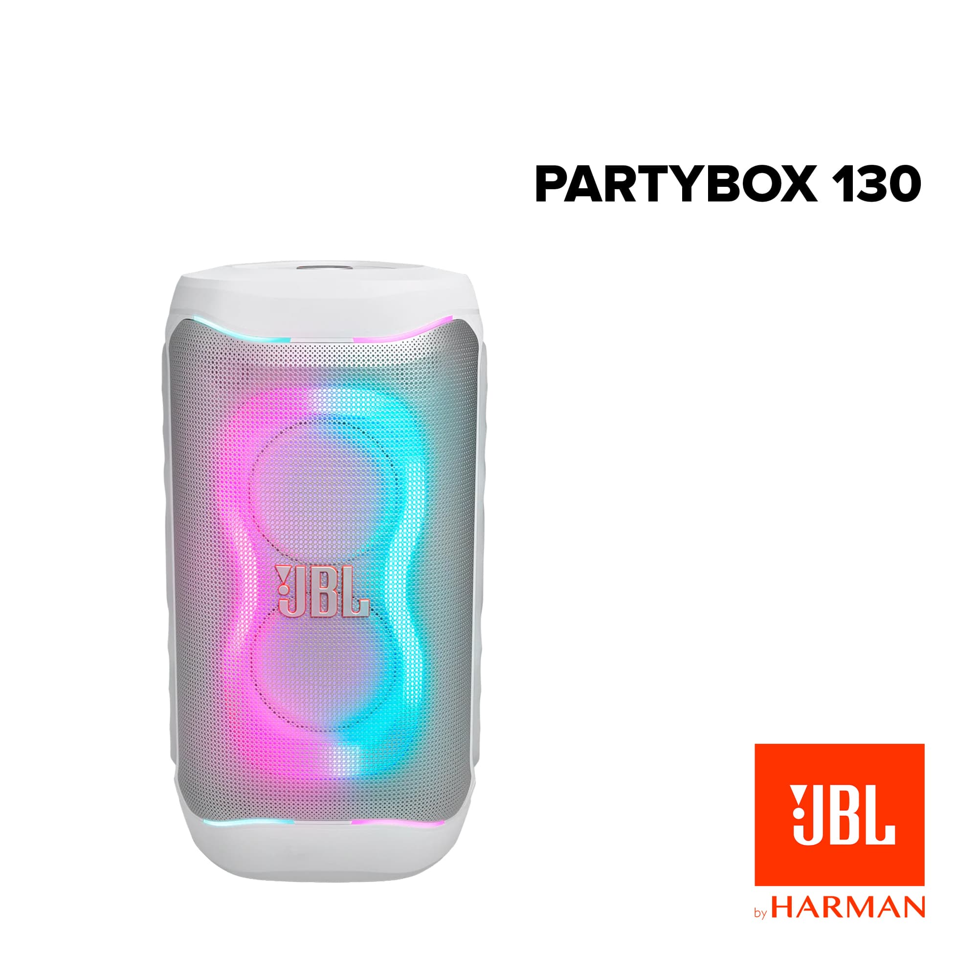JBL Partybox Club 130 / Partybox Club 120 Portable Party Speaker with Built-in Lights, Powerful Sound and deep bass