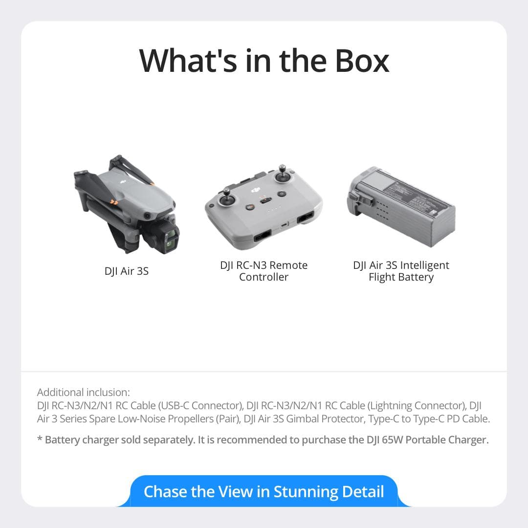 DJI Air 3S - Camera Drones