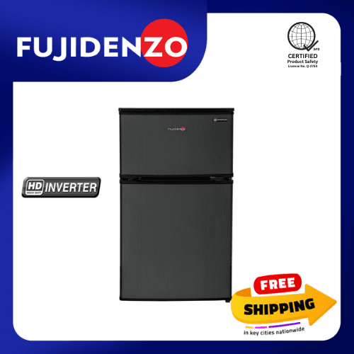 Fujidenzo 3.5 cu. ft. HD Inverter Two-Door Ref IRD-35G (Dark Titanium)