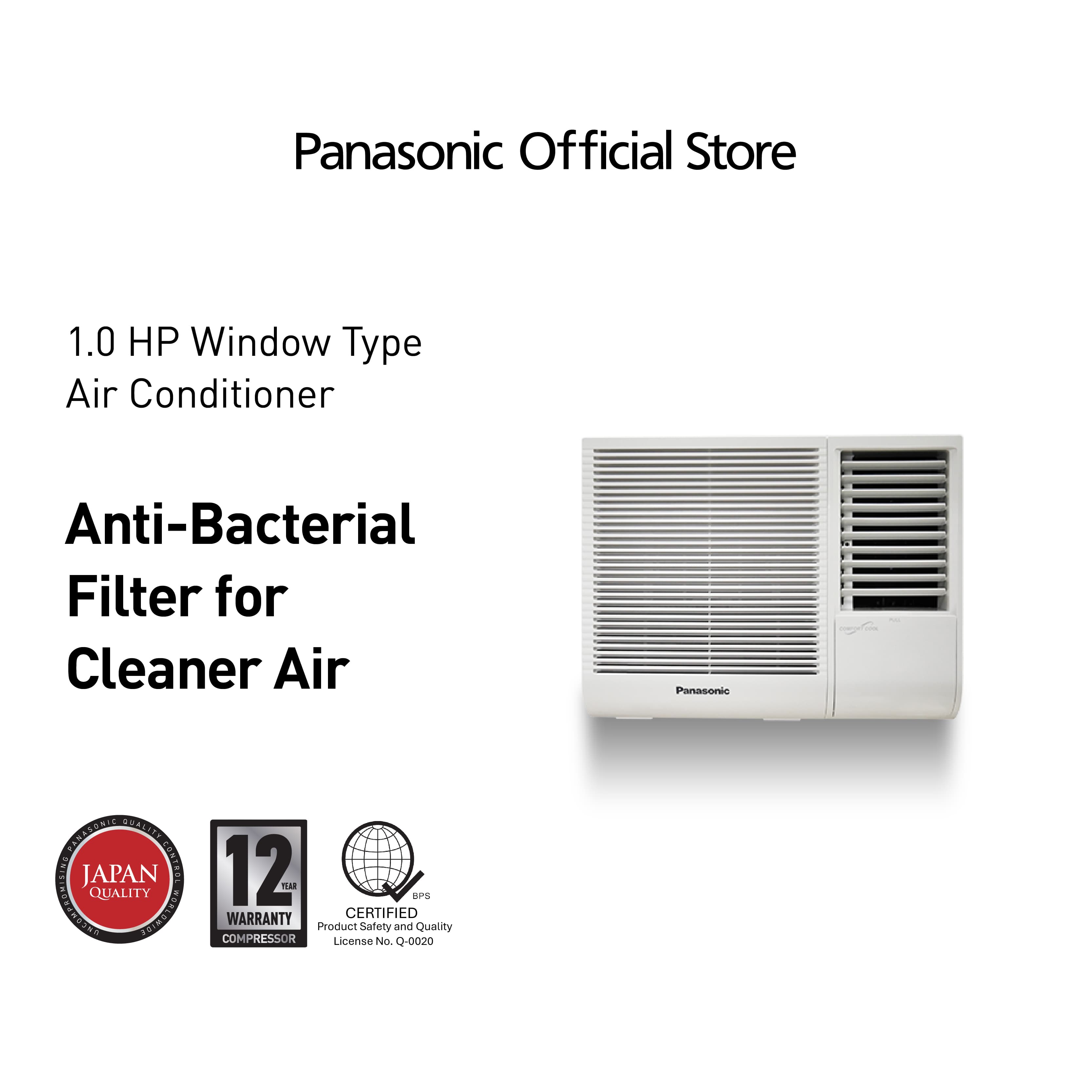 Panasonic CW-N920JPH 1.0Hp Standard Window Type Aircon