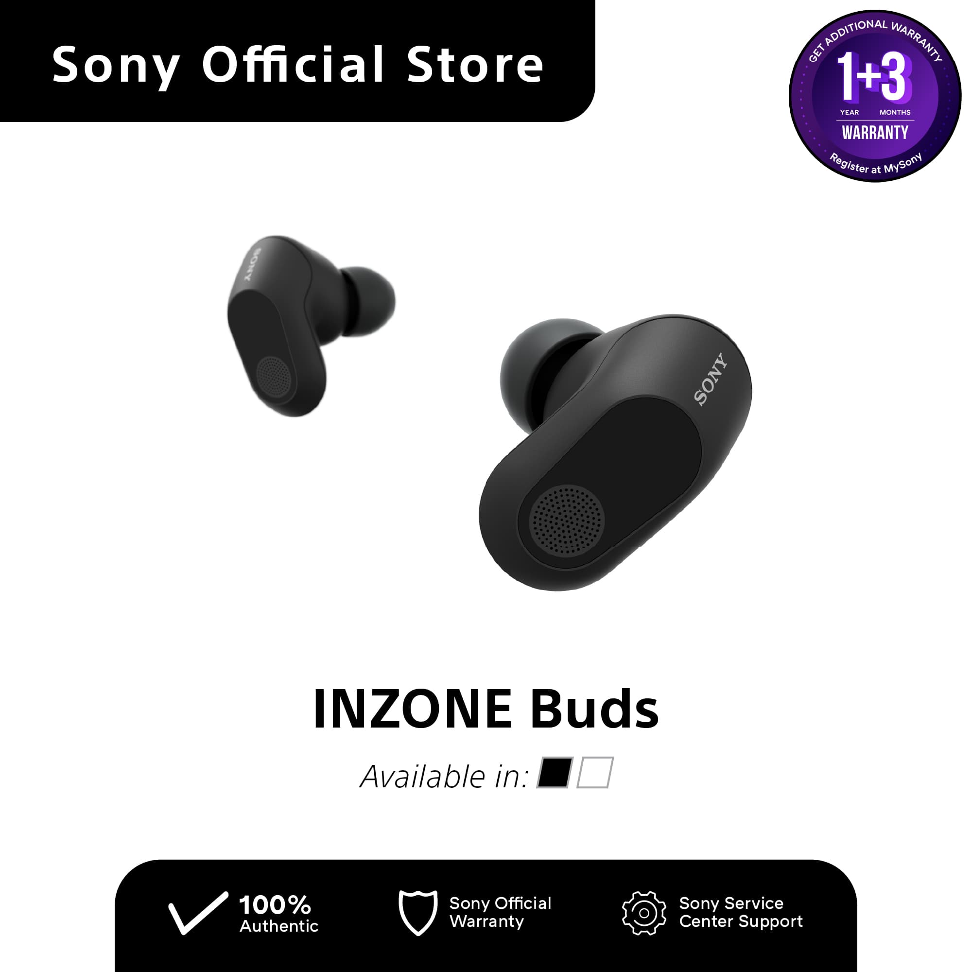Sony Inzone Buds / WF-G700N Wireless Noise Canceling Gaming Headset Earphones
