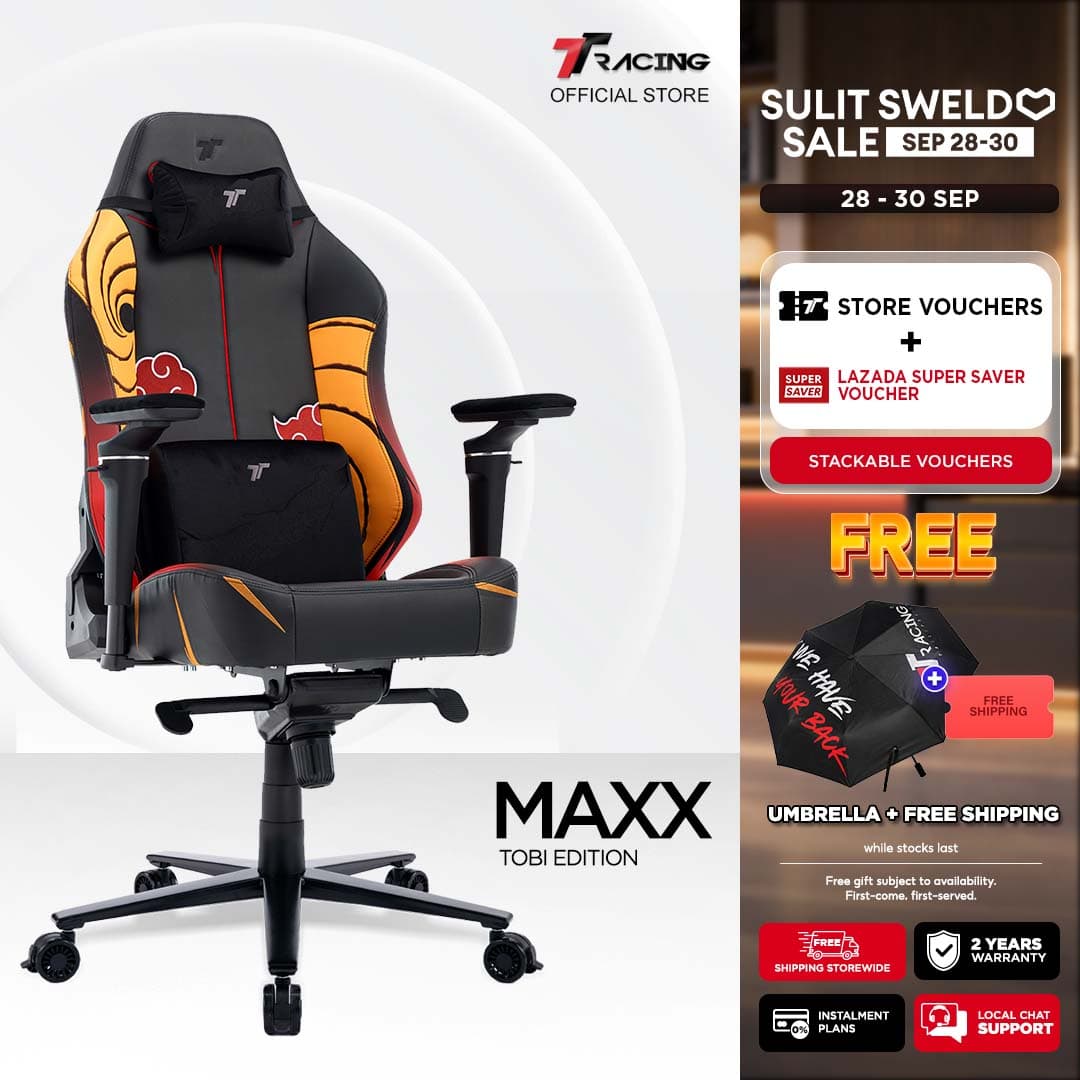 TTRacing Maxx Gaming Chair Ergonomic Home Office Chair Computer Chair - 2 Years Official Warranty
