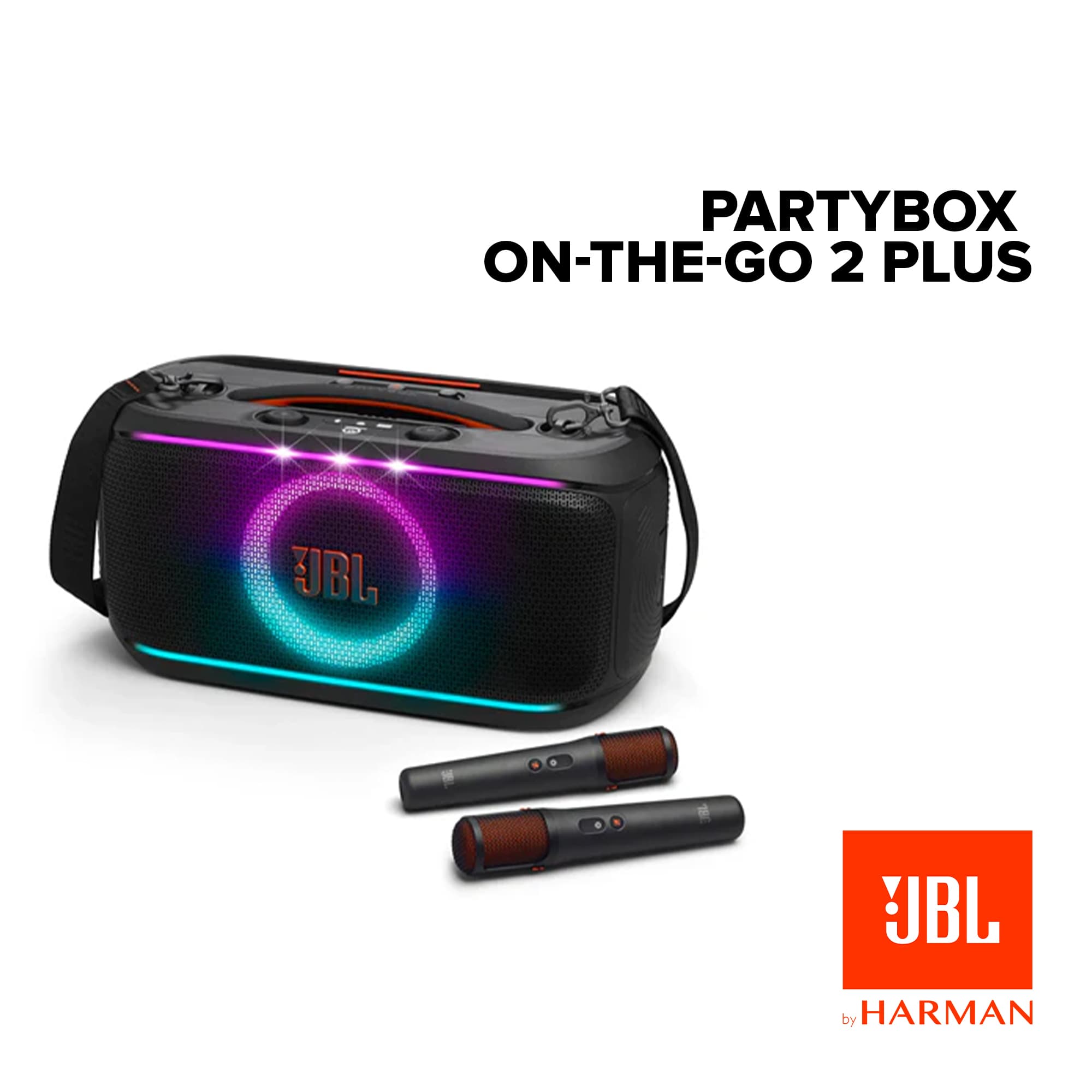 Jbl Partybox On the Go 2 / On the Go 2 Plus - Bluetooth Speaker With FREE Wireless High End Microphone