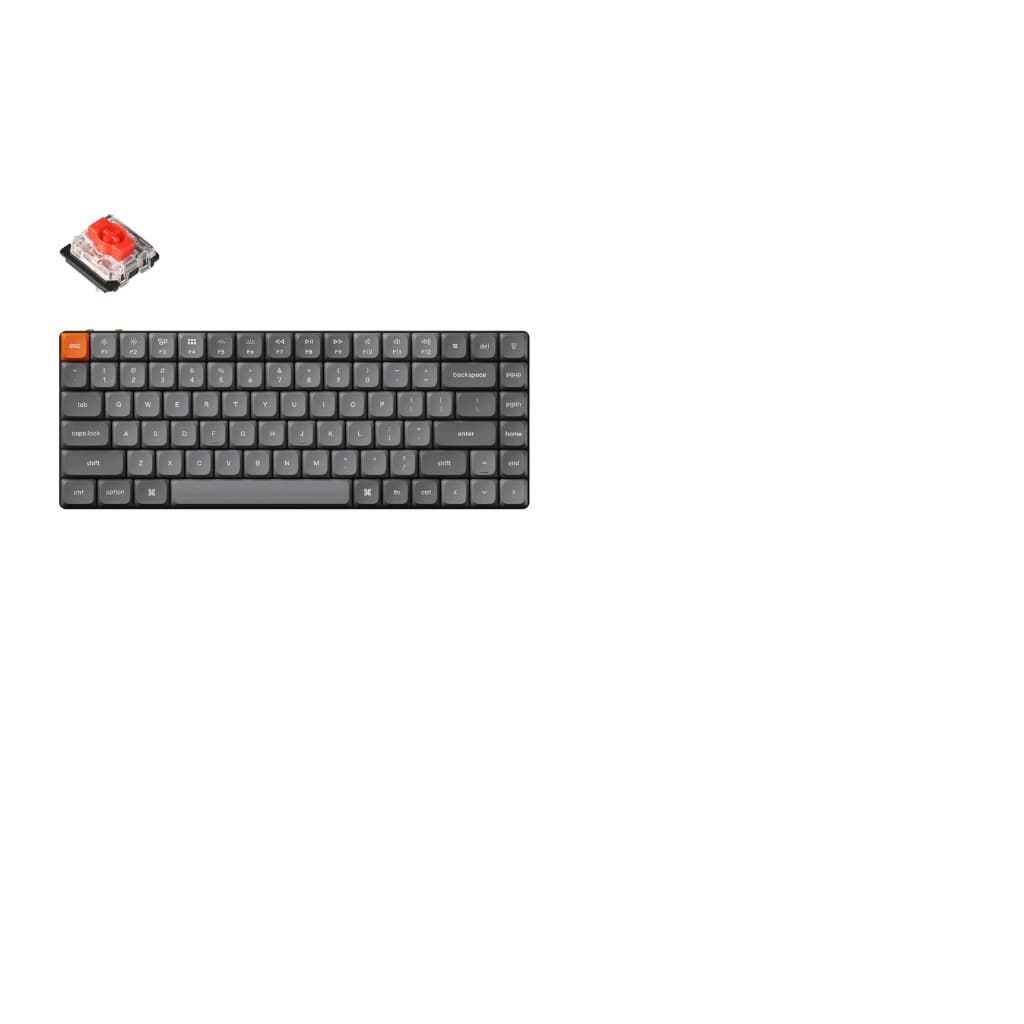 Keychron K3 Max QMK Mechanical Keyboard 75%, Tri-mode, RGB, Low Profile, QMK/Launcher, Hotswap