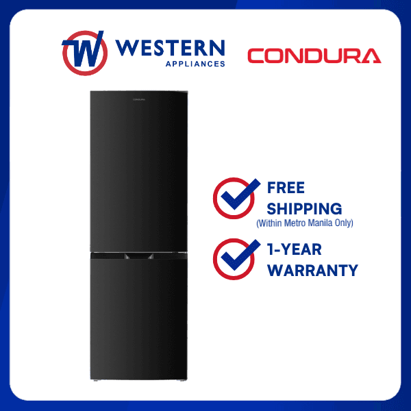 Condura CBF255i 8.1cu.ft. No Frost, Inverter, Bottom Freezer Refrigerator
